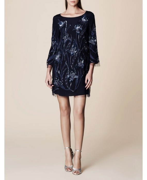 Marchesa Notte blu corto